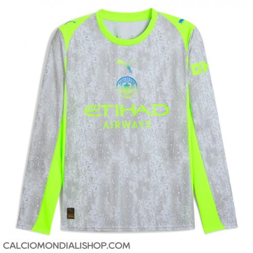 Maglie da calcio Manchester City Terza Maglia 2025-26 Manica Lunga Maglie da calcio Manchester City Terza Maglia 2025-26 Manica Lunga